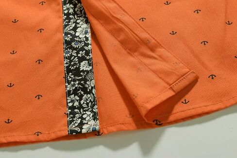 SSLR Men's Casual Button Down Shirts Regular-Fit 100% Cotton Printed Short Sleeve Shirts for Men in Saudi Arabia