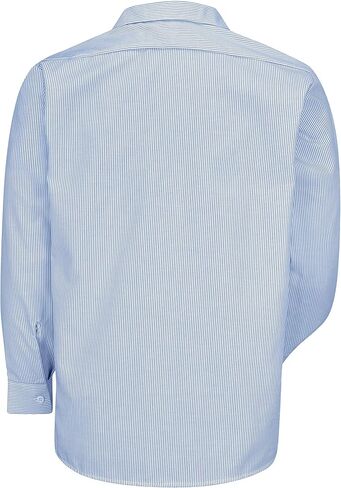 Red Kap Men's RK Industrial Stripe Long Sleeve Work Shirt in Saudi Arabia