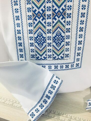 Ukrainian Embroidered Full Sleeve Shirt, Sorochka for Men, Ethnic New Traditional Patriotic in Saudi Arabia