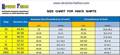 Ukrainian Embroidered Full Sleeve Shirt, Sorochka for Men, Ethnic New Traditional Patriotic in Saudi Arabia