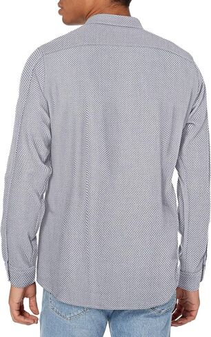 BOSS Men's Stand Up Collar Regular Fit Oxford Shirt in Saudi Arabia