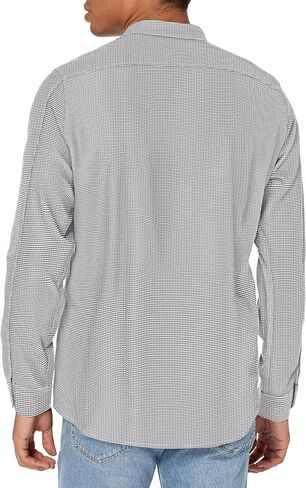 BOSS Men's Stand Up Collar Regular Fit Oxford Shirt in Saudi Arabia