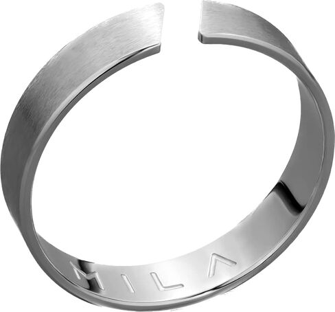 خاتم للرجال والنساء من الفولاذ المقاوم للصدأ، خاتم بسيط، تصميم نقي بسيط، خاتم رجالي، بديل خاتم الفضة، صنع في ميامي in Kuwait