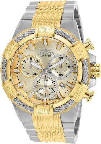 Invicta Men's Bolt Quartz Watch with Two-Tone-Stainless-Steel Strap, 16 in Saudi Arabia