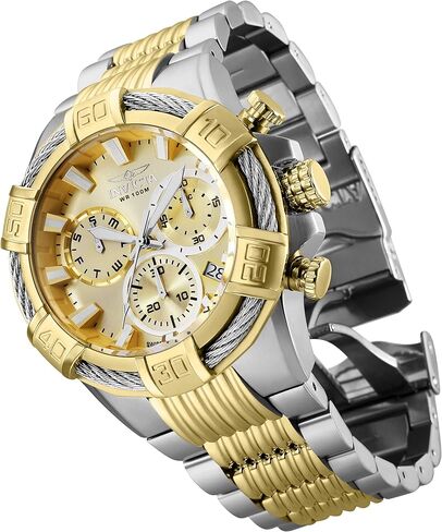 Invicta Men's Bolt Quartz Watch with Two-Tone-Stainless-Steel Strap, 16 in Saudi Arabia