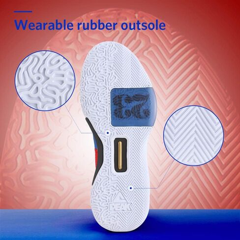 أحذية كرة السلة الرجالية من PEAK من Lou Williams Underground Taichi أحذية رياضية مبطنة قابلة للتكيف أحذية رياضية مضادة للانزلاق للجري والمشي واللياقة البدنية in Kuwait