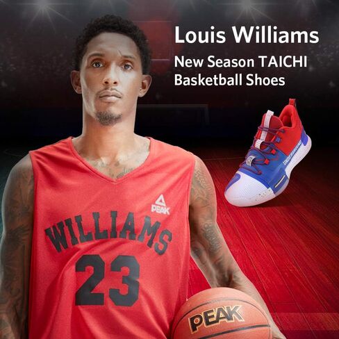 أحذية كرة السلة الرجالية من PEAK من Lou Williams Underground Taichi أحذية رياضية مبطنة قابلة للتكيف أحذية رياضية مضادة للانزلاق للجري والمشي واللياقة البدنية in Kuwait