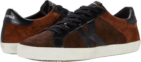 Karl Lagerfeld Paris Suede K Sneaker On Distressed Banded Sole in Saudi Arabia