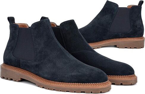 Vintage Foundry Co. Men's Blaise Chelsea Boot, Slip On, Flat Sole, Roun Toe, Rubber Outsole in Kuwait