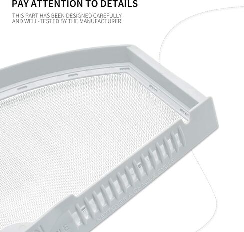 WE03X23881 Dryer Lint Filter Screen Assembly by Sikawai Compatible with GE Hotpoint Replaces PS11763056,AP6031713,EAP11763056 in Saudi Arabia