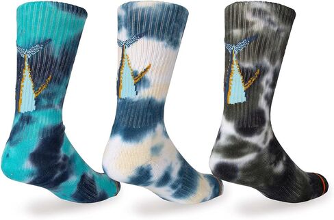 Salty Crew Men's Tailed Tie Dye Sock 3 Pack in Saudi Arabia