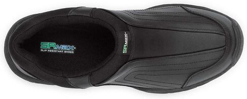 SR Max Charlotte, Men's, Black, Athletic Slip On Style Slip Resistant Soft Toe Work Shoe in Saudi Arabia