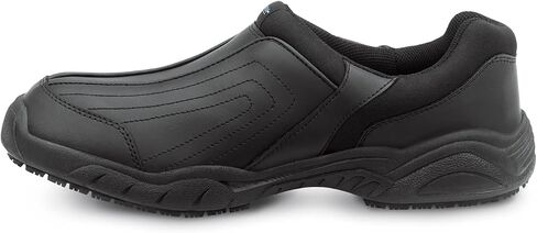 SR Max Charlotte, Men's, Black, Athletic Slip On Style Slip Resistant Soft Toe Work Shoe in Saudi Arabia