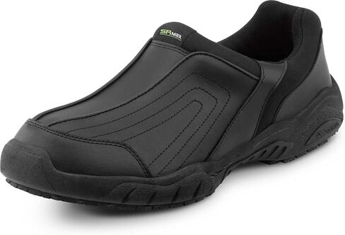SR Max Charlotte, Men's, Black, Athletic Slip On Style Slip Resistant Soft Toe Work Shoe in Saudi Arabia