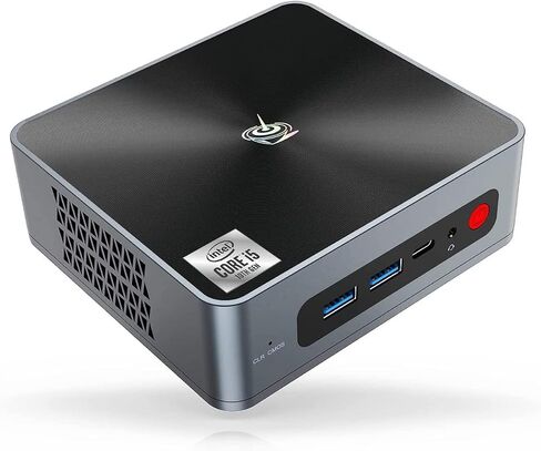 كمبيوتر صغير Beelink SEI10 معالج Intel i5-1035G4 من الجيل العاشر، (يصل إلى 3.70 جيجا هرتز) كمبيوتر صغير مع ذاكرة الوصول العشوائي DDR4 16 جيجا/500 جيجا SSD، يدعم ذاكرة تخزين مؤقت ذكية 6 ميجابايت، HDMI مزدوج 4K، WiFi 6، BT5.0 in Kuwait