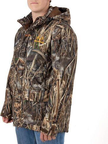 Realtree Men's Edge/Timber Camo Hunting Insulated Cold Weather Parka Jacket - Waterproof, Mid-weight and Super Warm in Kuwait