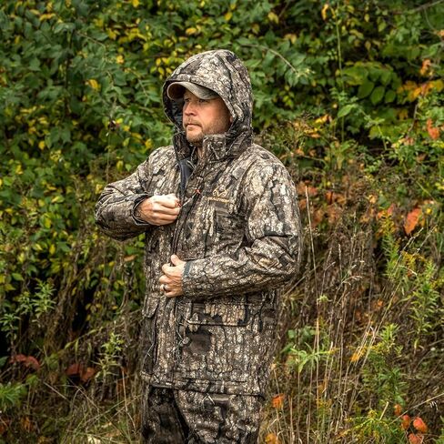 Realtree Men's Edge/Timber Camo Hunting Insulated Cold Weather Parka Jacket - Waterproof, Mid-weight and Super Warm in Kuwait