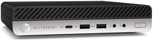 HP Elitedesk 800 G4 Mini Business Desktop (Intel Quad Core i5-8500T, 32GB DDR4 RAM, 1TB NVME Type-C, DisplayPort, WiFi, Ethernet, Kbd+Mou, Windows 11 Pro 64-bit with Dual 24" LCD(Renewed) … in Saudi Arabia
