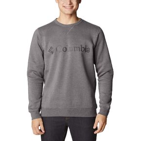 Columbia Men's Logo Fleece Crew, City Grey Heather/CSC Branded Logo, X-Large in Saudi Arabia
