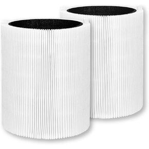 2 Pack 311 Filters Replacement, Compatible with Blueair Blue Pure 311 Air Purifier，2 in 1 HEPASilent and Activated Carbon Filter