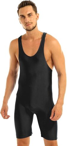 Lejafay Men's One Piece Swimsuit Bikini Water Sports Super Speed Dry Charm Men Surfing Clothes in Kuwait
