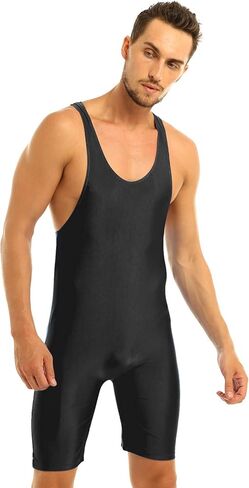 Lejafay Men's One Piece Swimsuit Bikini Water Sports Super Speed Dry Charm Men Surfing Clothes in Kuwait