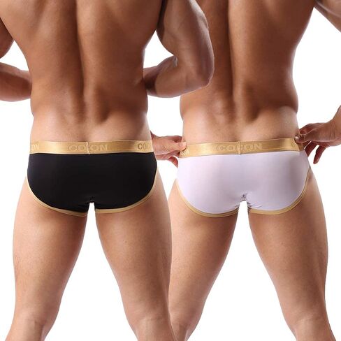 Mens Sexy Micro Mesh Briefs Soft Breathable Underwear Cool Men's Briefs Pack in Saudi Arabia