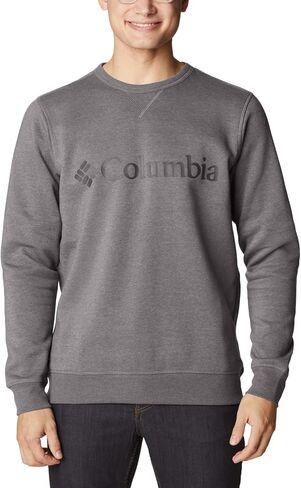 Columbia Men's Logo Fleece Crew, City Grey Heather/CSC Branded Logo, X-Large in Saudi Arabia
