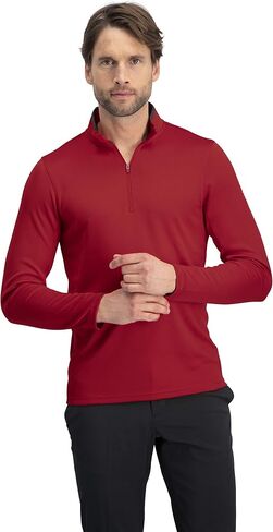 Three Sixty Six Golf Half Zip Pullover Men - Fleece Sweater Jacket - Mens Dry Fit Golf Shirts in Saudi Arabia