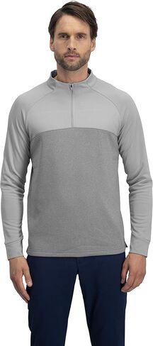 Three Sixty Six Golf Half Zip Pullover Men - Fleece Sweater Jacket - Mens Dry Fit Golf Shirts in Kuwait
