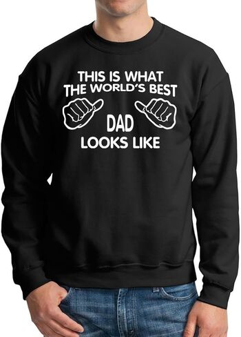 This is What The World's Best dad Looks Like Sweater Gift for Sweatshirt in Kuwait