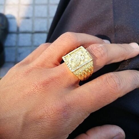 Eagle Ring, Hawk Ring for Men, American Bald Eagle Ring Norse Viking Eagle Ring Eagle Jewelry, Celtic Eagle Ring Hip Hop Flying Eagle Band Ring Punk Eagle Animal Ring for Boys in Saudi Arabia