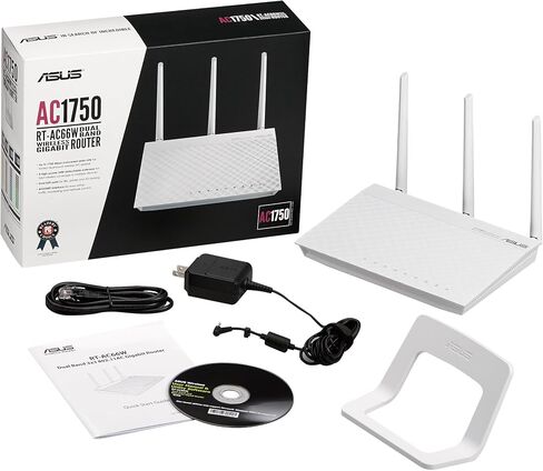 اسس راوتر لاسلكي AC750 ثنائي النطاق 802.11ac (RT-AC52U) in Saudi Arabia
