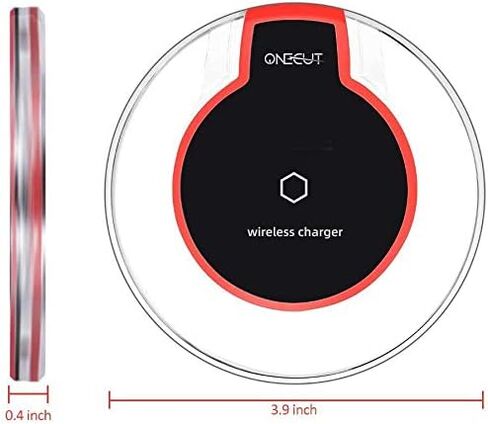 وسادة شاحن لاسلكية لهواتف iPhone 14 Plus/Pro Max/13/13 Pro Max/ 12 Mini/12 Pro Max/11/SE 2020/Xs Max/XR/X/8 Plus، وGalaxy Note 20 Ultra/10+/9/8 /S20 S21 S22 الترا S10+ S10e in Kuwait