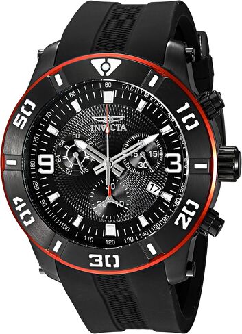 Invicta Men's 19825 Pro Diver Analog Display Swiss Quartz Black Watch in Saudi Arabia