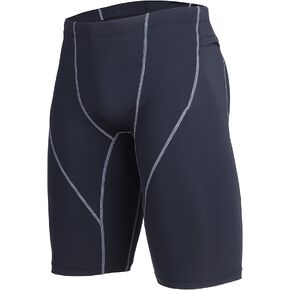beroy Mens Compression Shorts Training Athletics Workout Tight Sports Base Layer with One Pocket