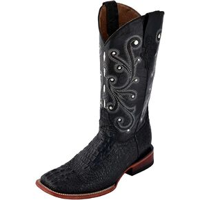 Ferrini Men's Print Crocodile S-Toe Western Boot in Saudi Arabia