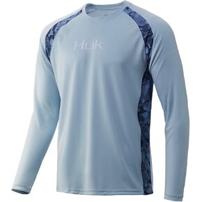 HUK Men's Strike Long Sleeve 30 UPF Performance Fishing Shirt