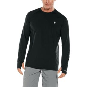 Coolibar UPF 50+ Men's Agility Long Sleeve Performance T-Shirt - Sun Protective in Saudi Arabia