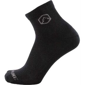 CloudLine Men’s and Women’s Merino Wool Running Socks - Cushioned, Warm, Anti-Blister, Moisture Wicking, Made in USA - 1 Pair