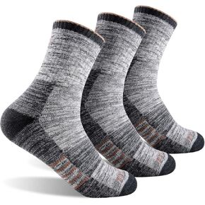 FEIDEER Men's Women's Hiking Walking Socks, Moisture Wicking Cotton Cushion Ankle Quarter Crew Socks with Arch Support in Saudi Arabia