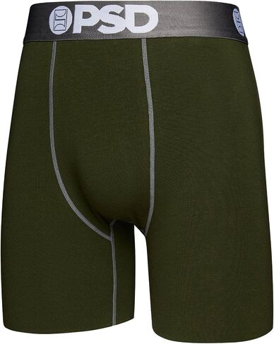 PSD Men's Cotton 3-Pack-Drk Hthr Boxer Briefs, Multi, L in Kuwait