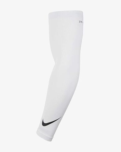 الأكمام الشمسية الجديدة من Nike مع تقنية DRI-FIT باللون الأبيض للرجال in Saudi Arabia