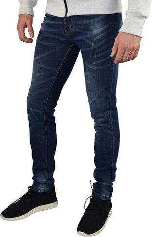 westAce Mens Slim Fit Stretch Jeans Comfy Fashionable Super Flex Denim Pants in Kuwait