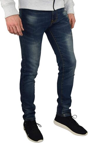 westAce Mens Slim Fit Stretch Jeans Comfy Fashionable Super Flex Denim Pants in Kuwait