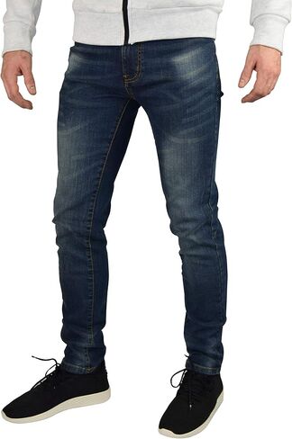 westAce Mens Slim Fit Stretch Jeans Comfy Fashionable Super Flex Denim Pants in Kuwait