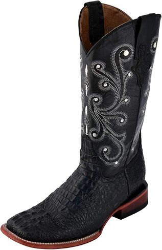 Ferrini Men's Print Crocodile S-Toe Western Boot in Kuwait