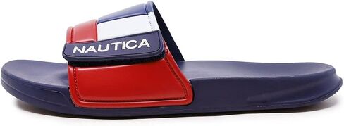 Nautica Men's Athletic Slide, Adjustable Straps Comfort Sandal in Kuwait