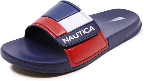 Nautica Men's Athletic Slide, Adjustable Straps Comfort Sandal in Kuwait