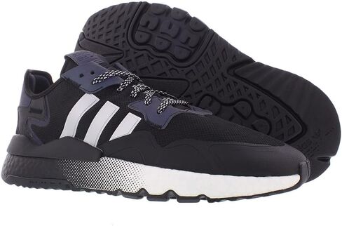 adidas Mens Nite Jogger Sneakers Shoes Casual - Black in Saudi Arabia
